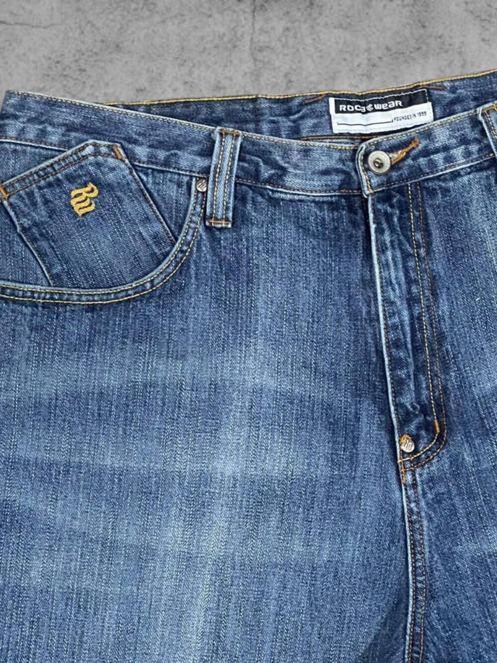 Vintage Rocawear Baggy Denim Shorts, Size 38 - Picture 5 of 8